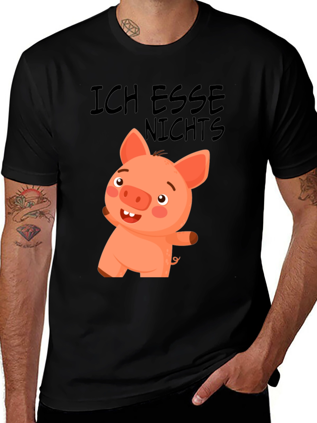 Ich Esse Nichts Funny Pig T-Shirt