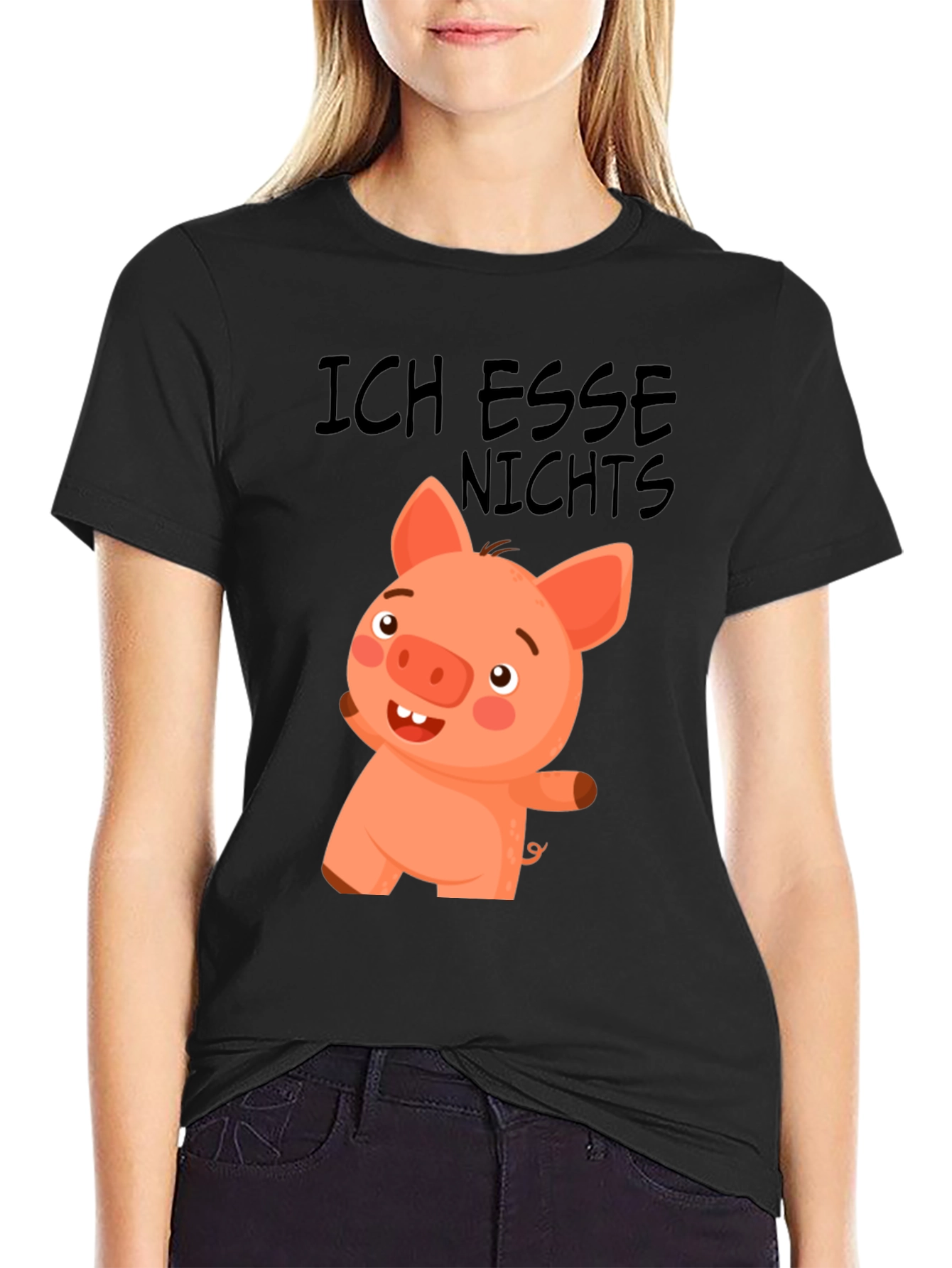 Ich Esse Nichts Funny Pig T-Shirt