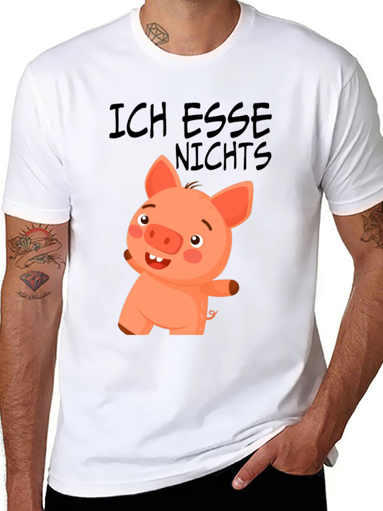 Ich Esse Nichts Funny Pig T-Shirt