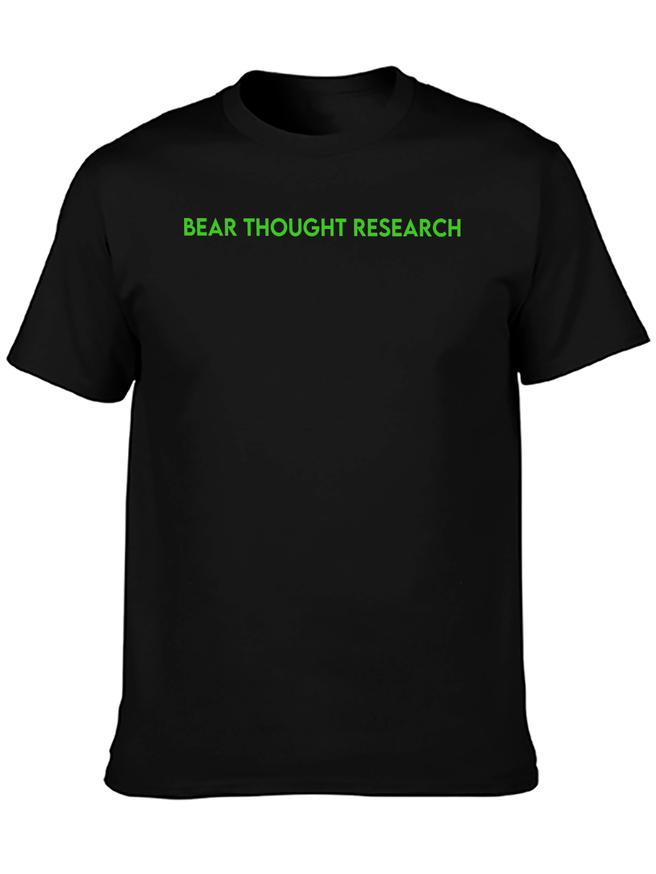 Bear Thought Research Black T-Shirt