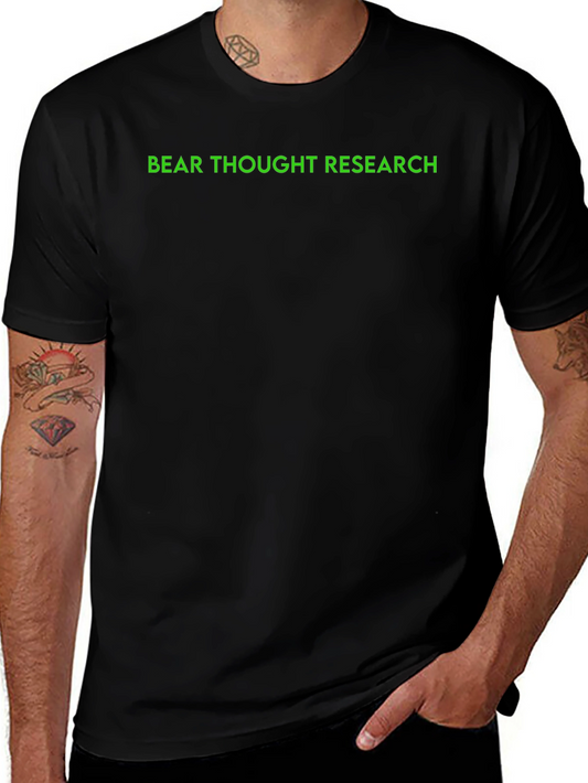 Bear Thought Research Black T-Shirt