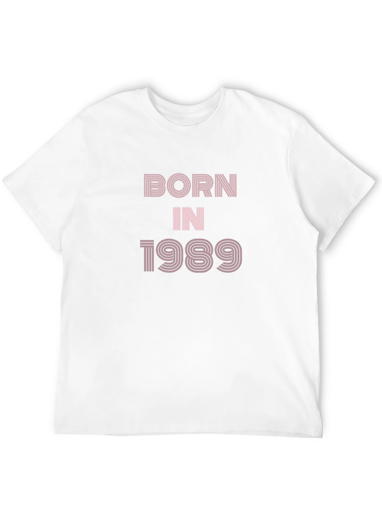 Born in 1989 Black Graphic Tee