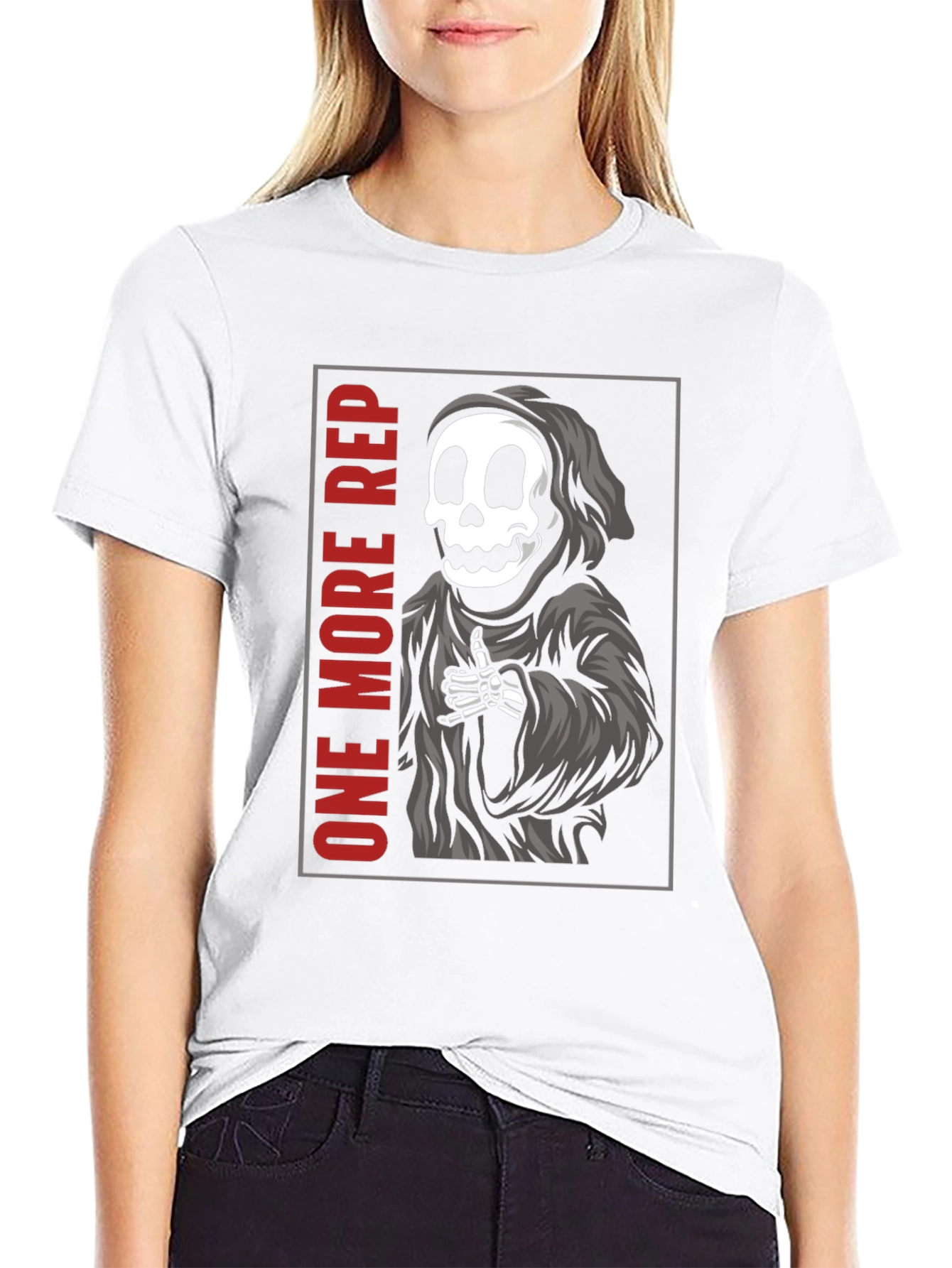 One More Rep Reaper T-Shirt - Gym Motivation