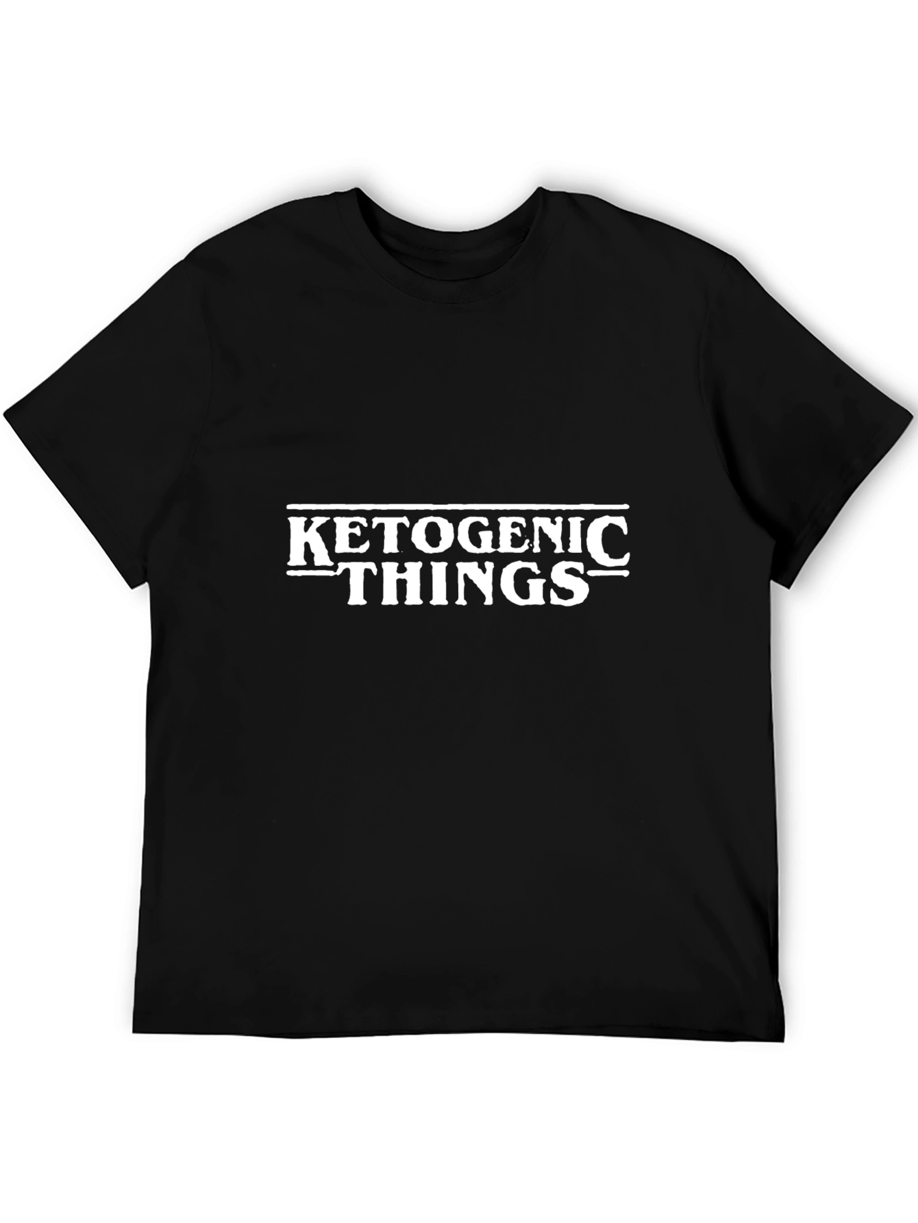 Ketogenic Things Graphic T-Shirt - Black