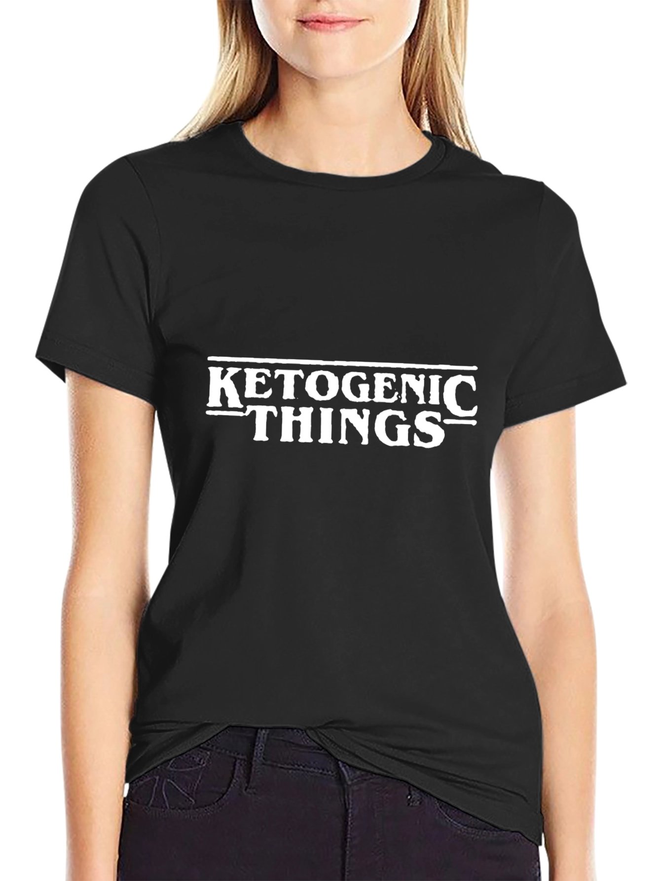Ketogenic Things Graphic T-Shirt - Black