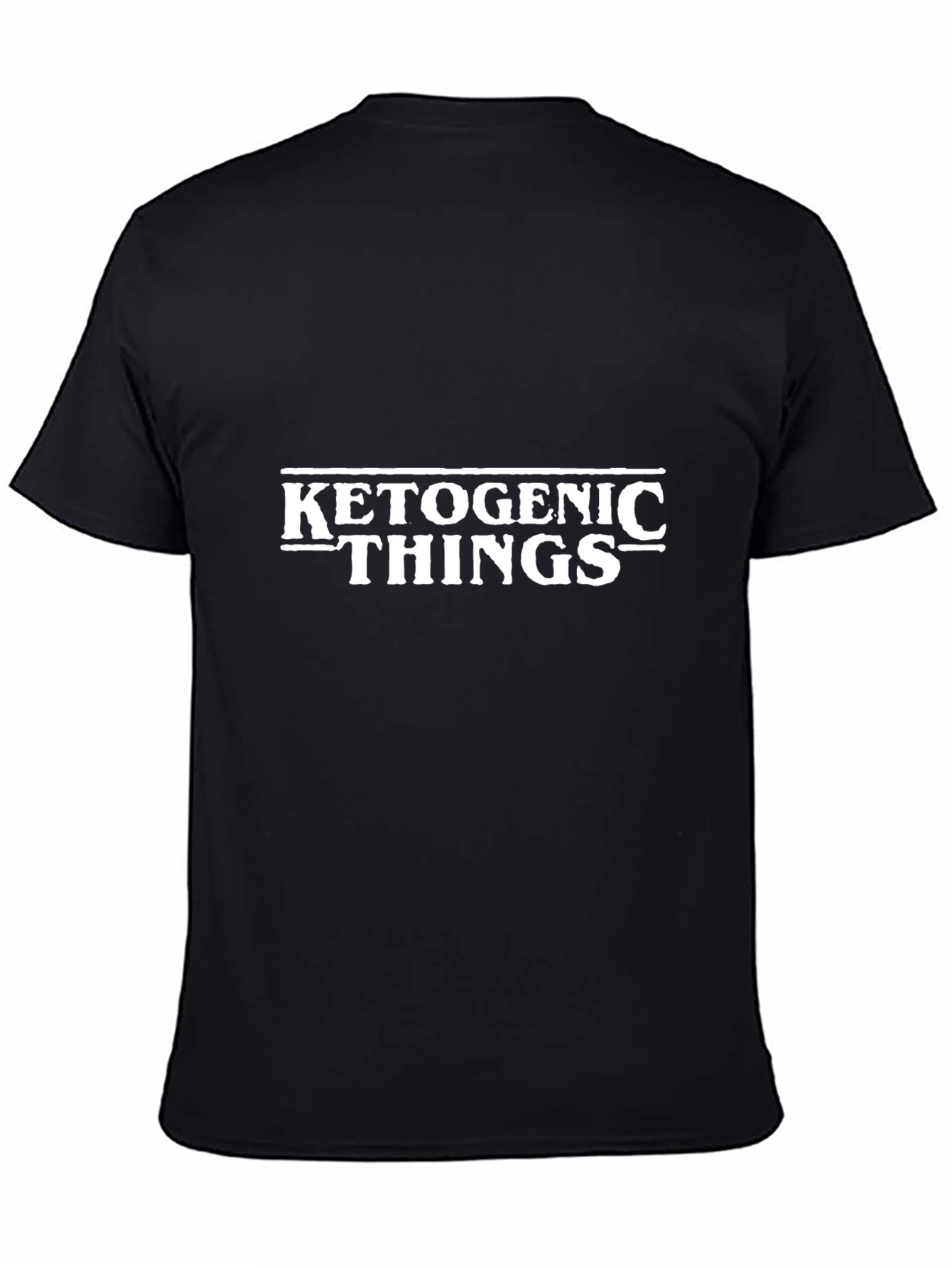 Ketogenic Things Graphic T-Shirt - Black