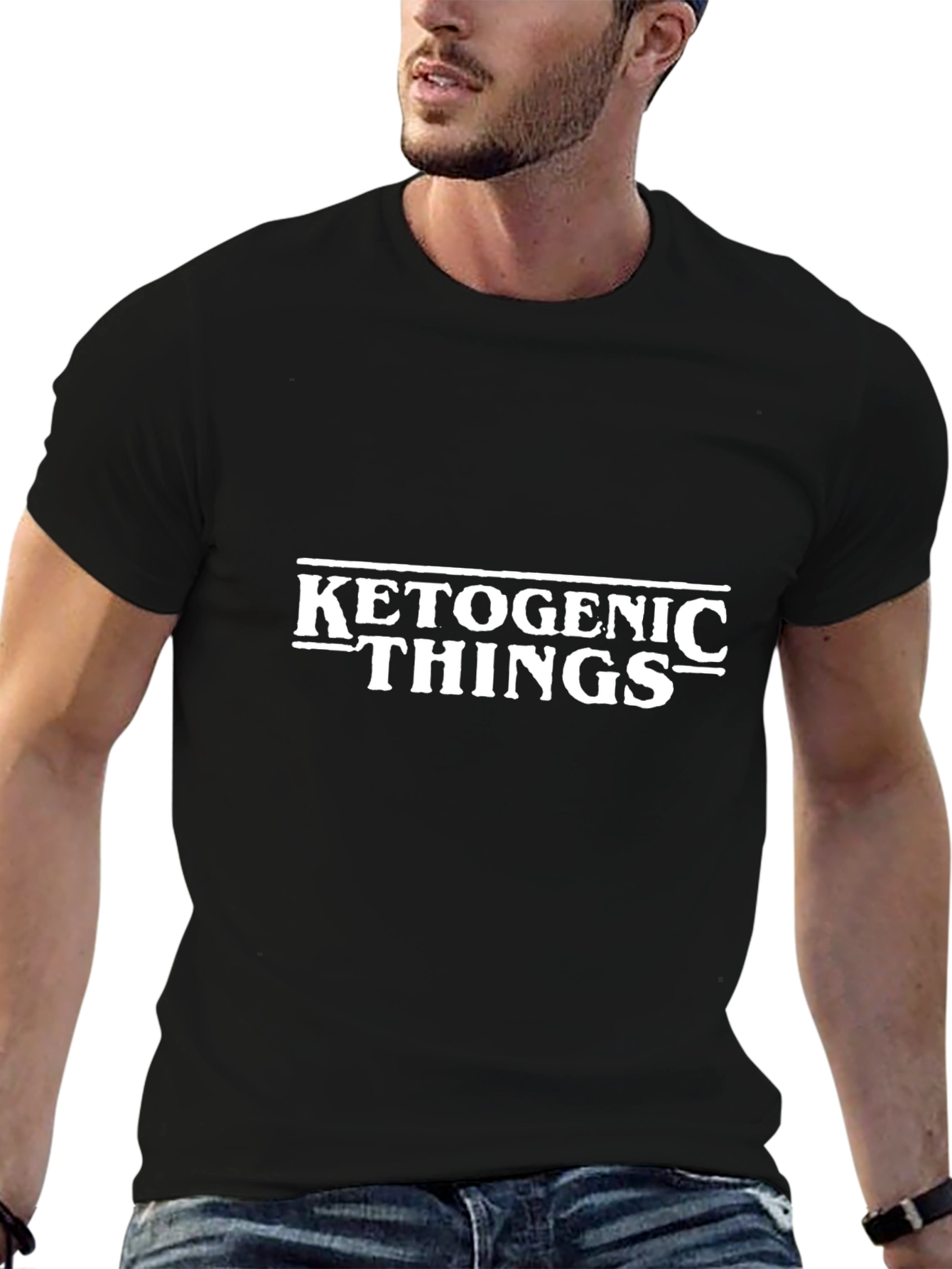 Ketogenic Things Graphic T-Shirt - Black