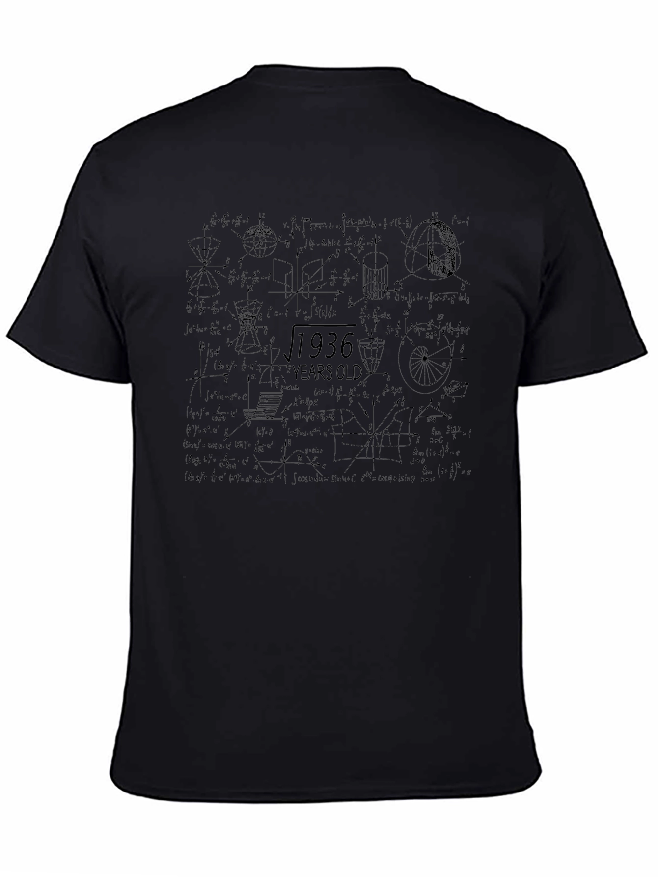 Math Equation 1936 Years Old Graphic Tee