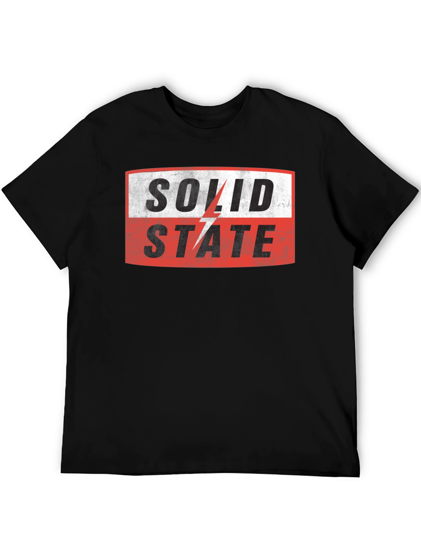 Solid State Graphic T-Shirt - Black