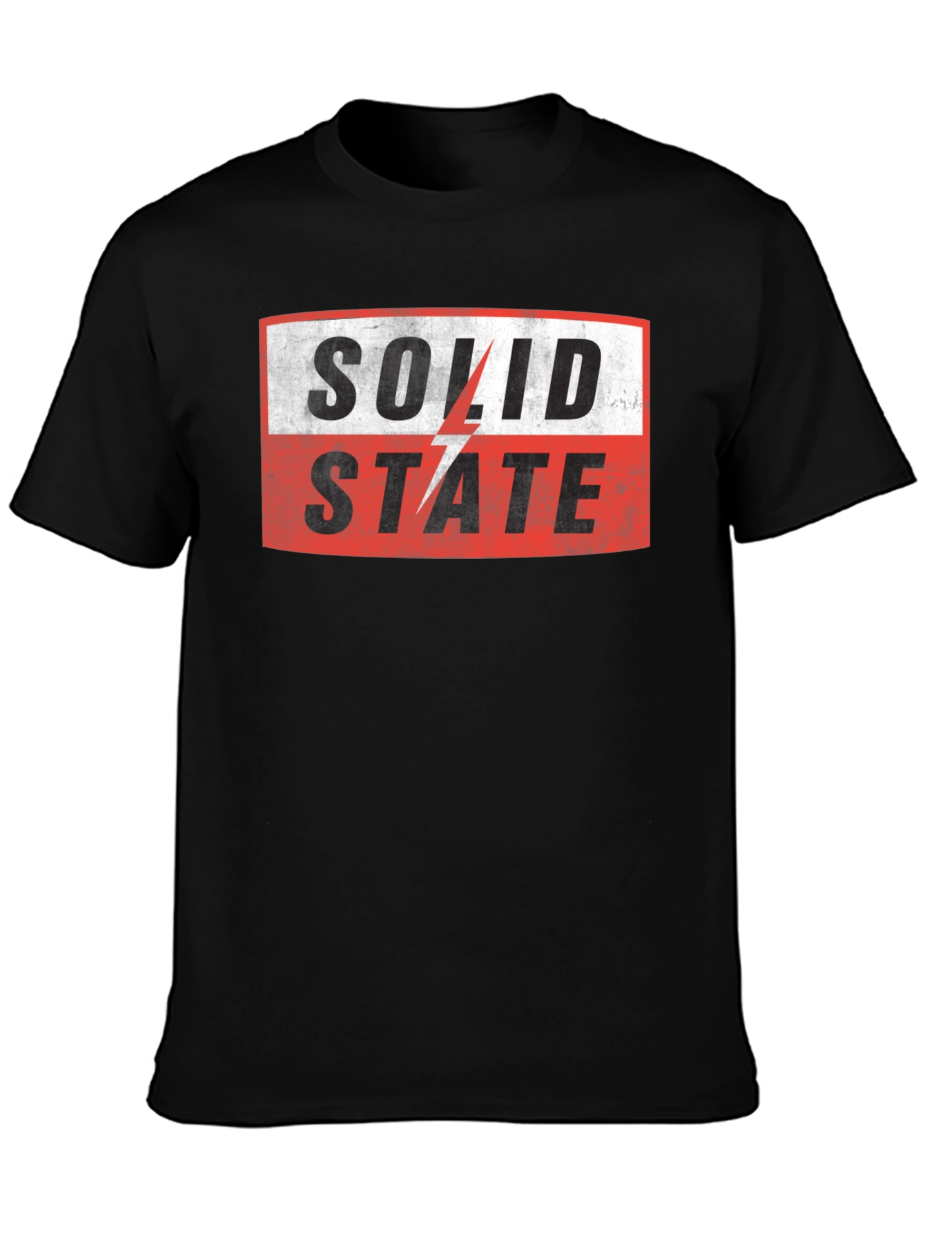 Solid State Graphic T-Shirt - Black