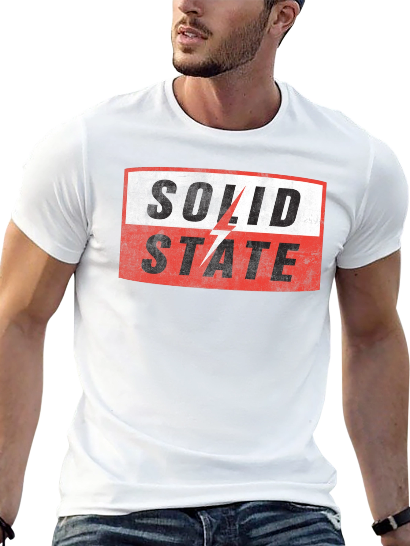 Solid State Graphic T-Shirt - Black