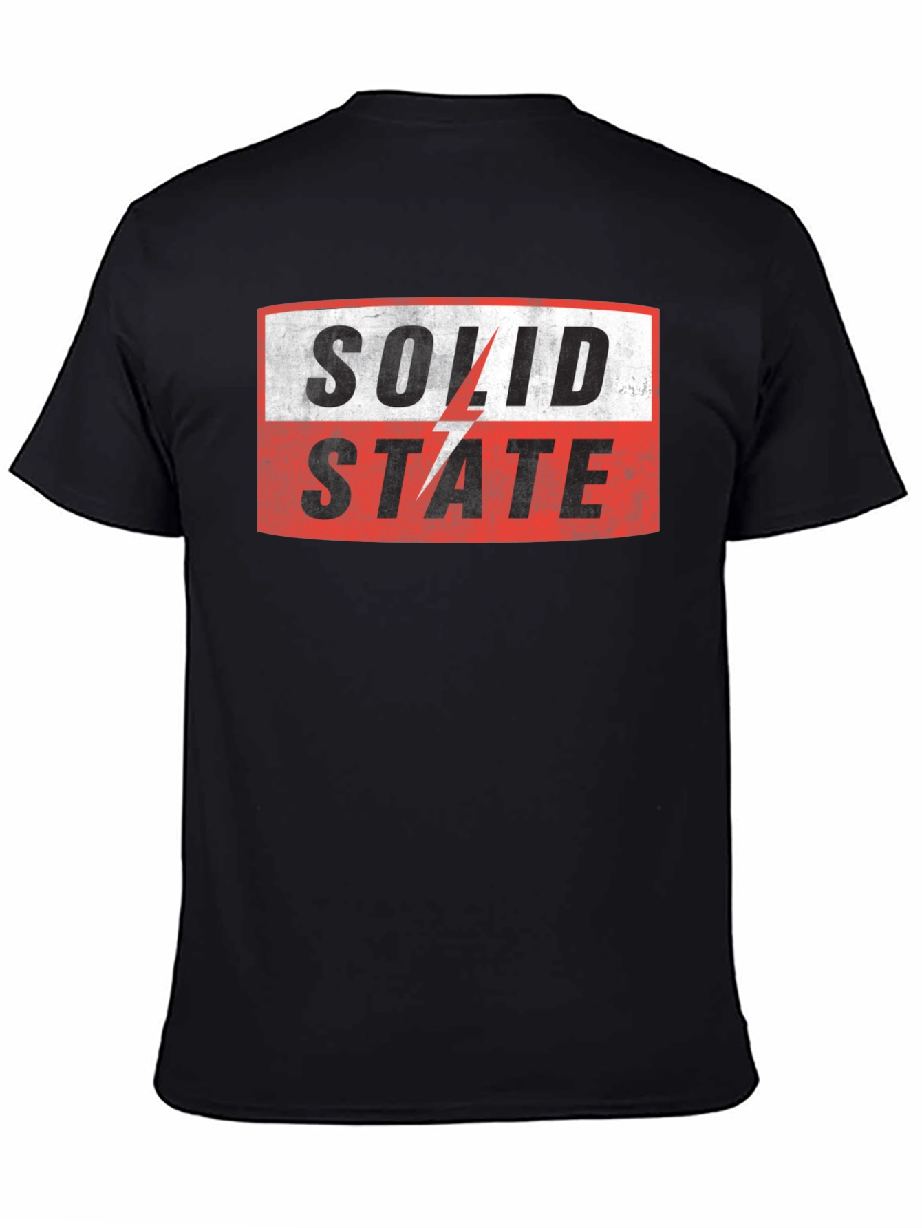 Solid State Graphic T-Shirt - Black
