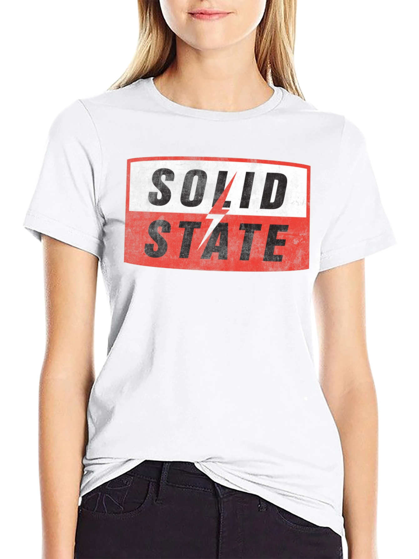 Solid State Graphic T-Shirt - Black