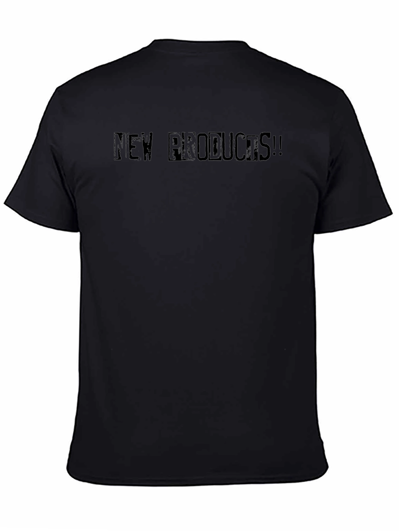 New Products Black T-Shirt