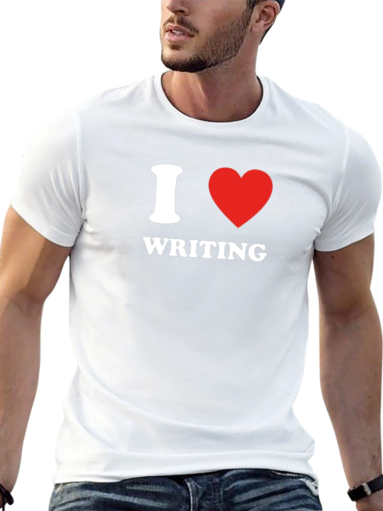 I Heart Writing T-Shirt - Writers Tee