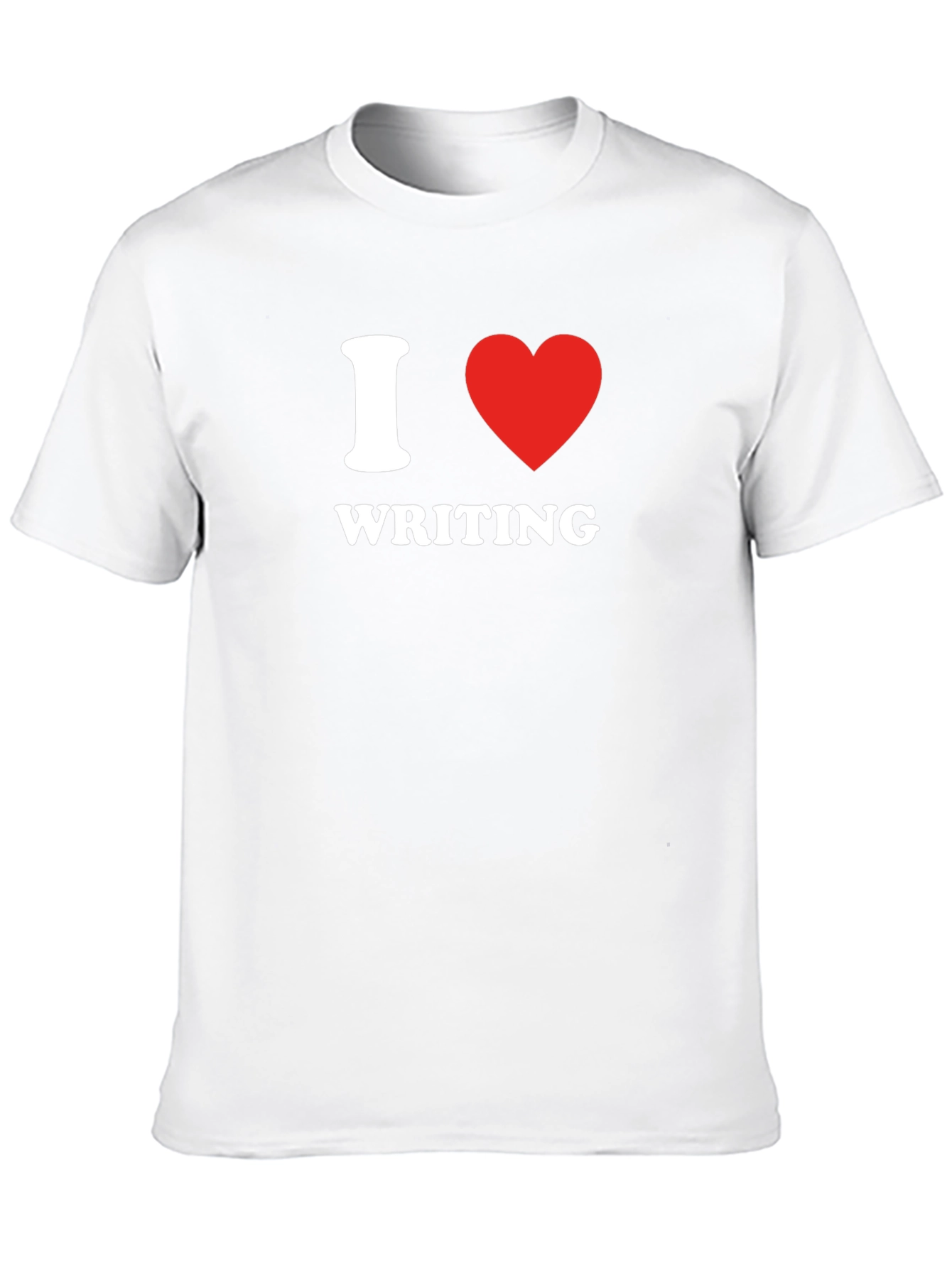 I Heart Writing T-Shirt - Writers Tee