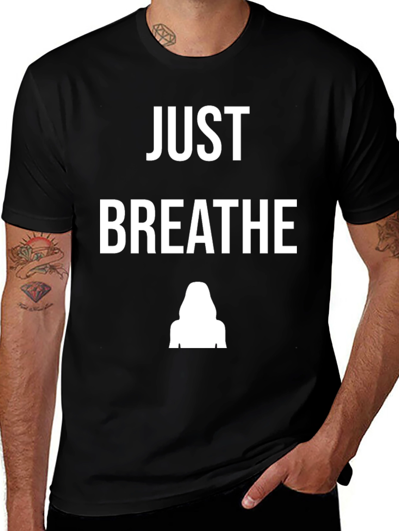Just Breathe Graphic T-Shirt