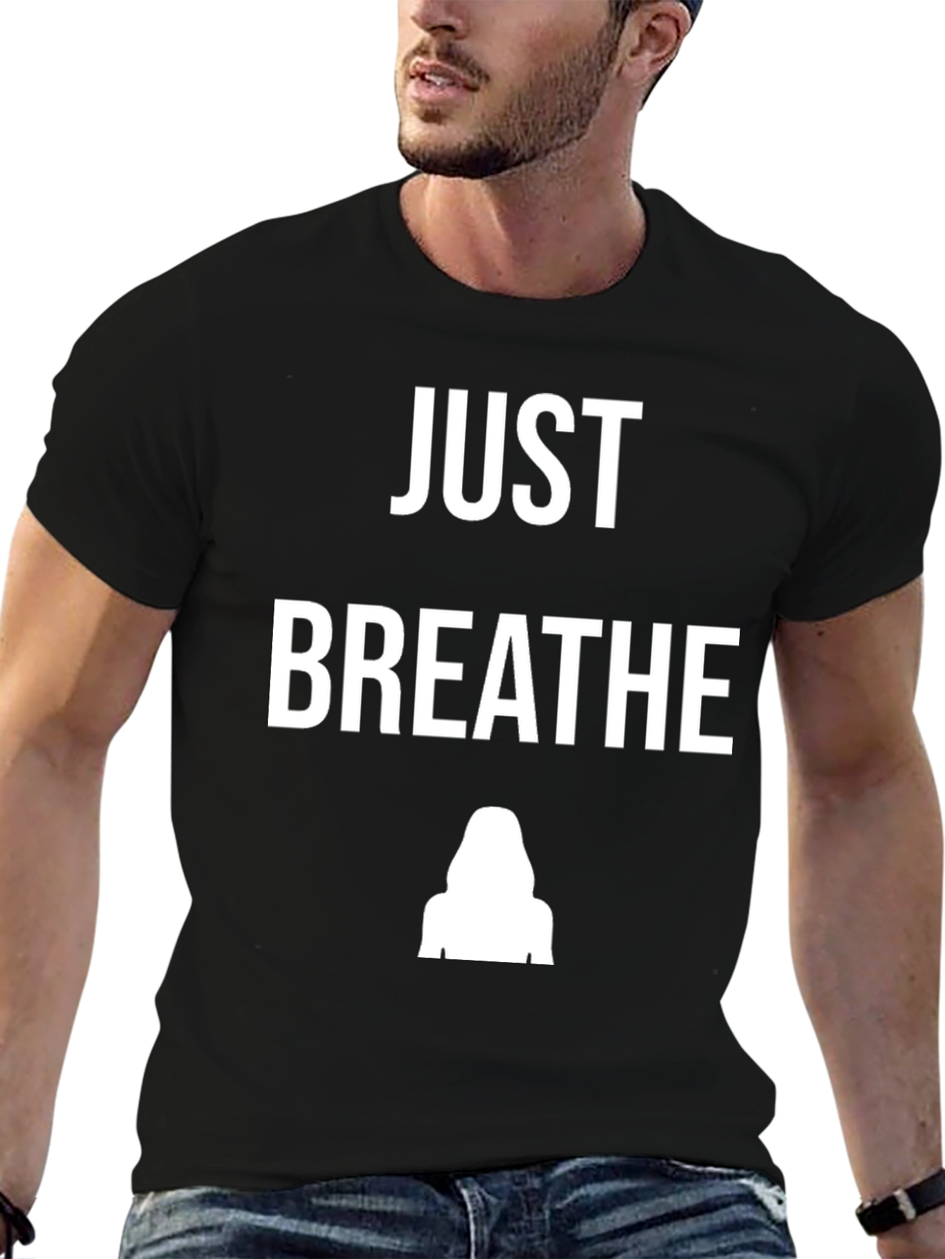 Just Breathe Graphic T-Shirt