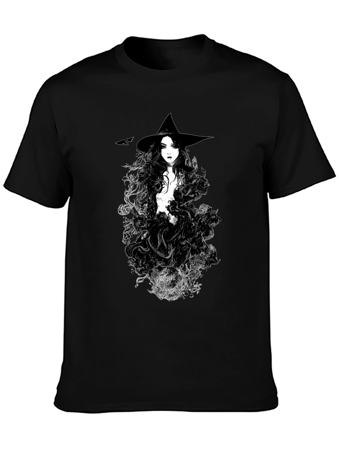 Witch Graphic Black T-Shirt
