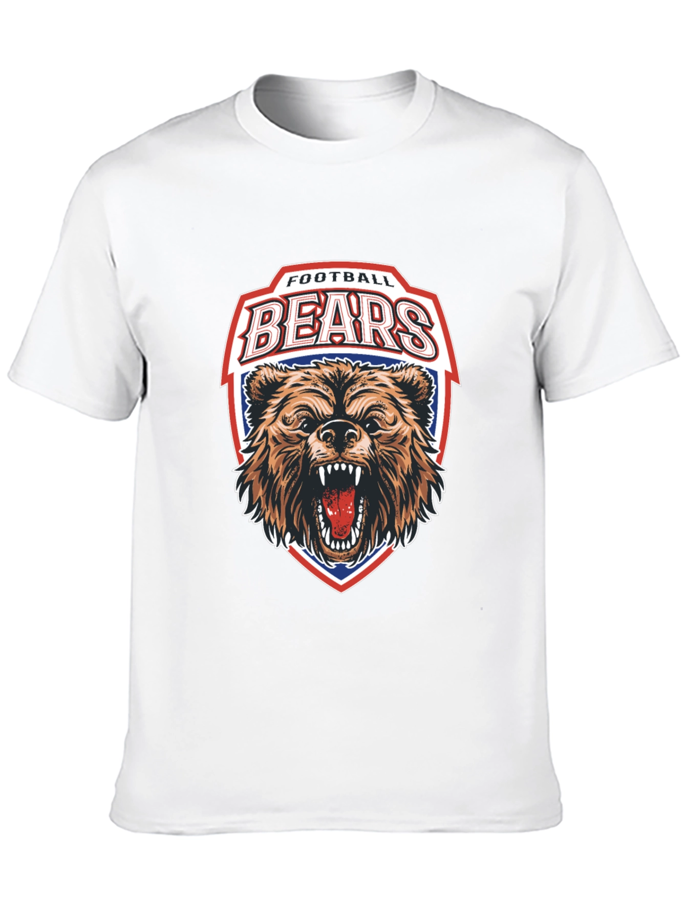 Football Bears Graphic T-Shirt - Sporty Fan Apparel