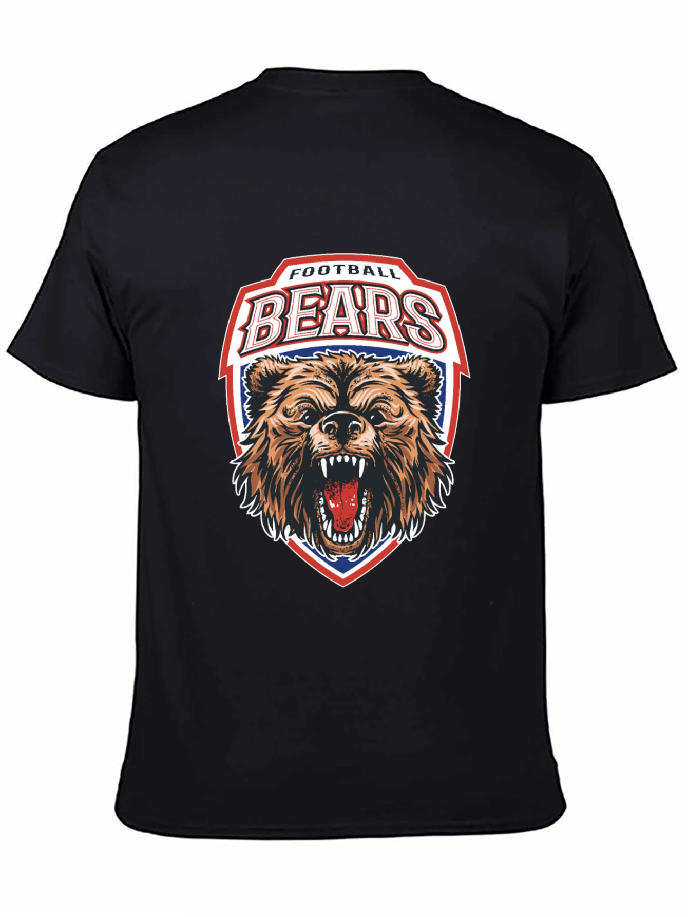 Football Bears Graphic T-Shirt - Sporty Fan Apparel
