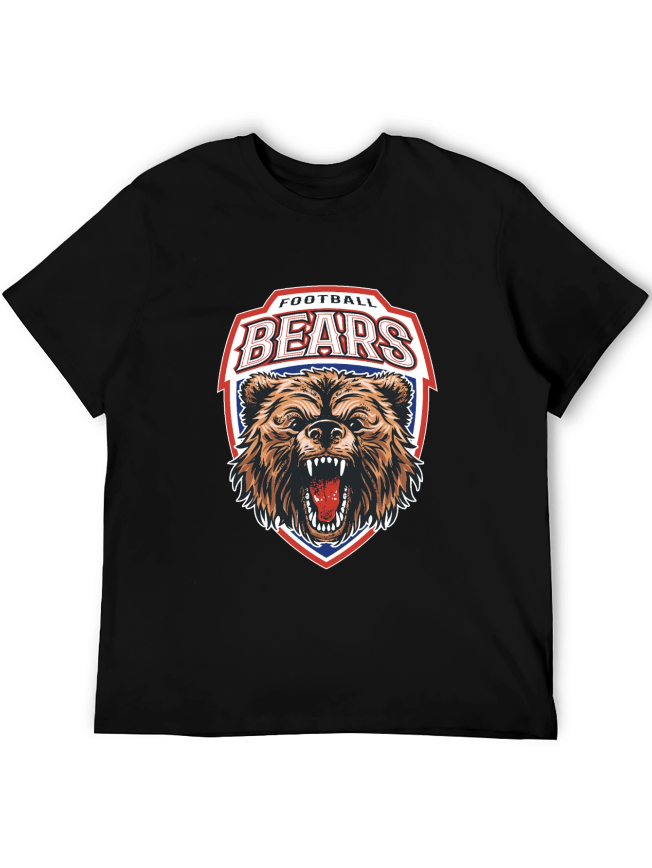 Football Bears Graphic T-Shirt - Sporty Fan Apparel