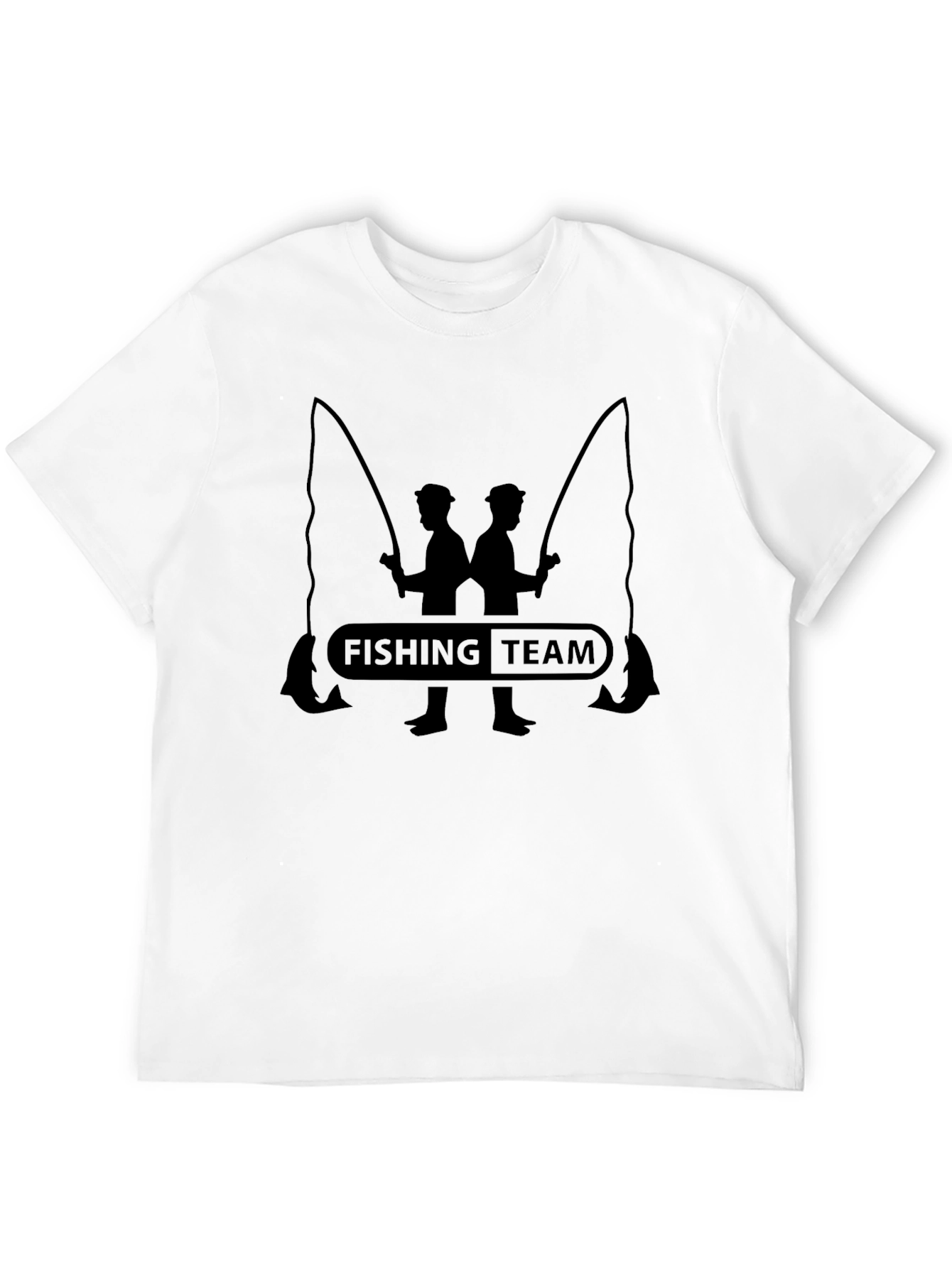 Fishing Team T-Shirt - Black