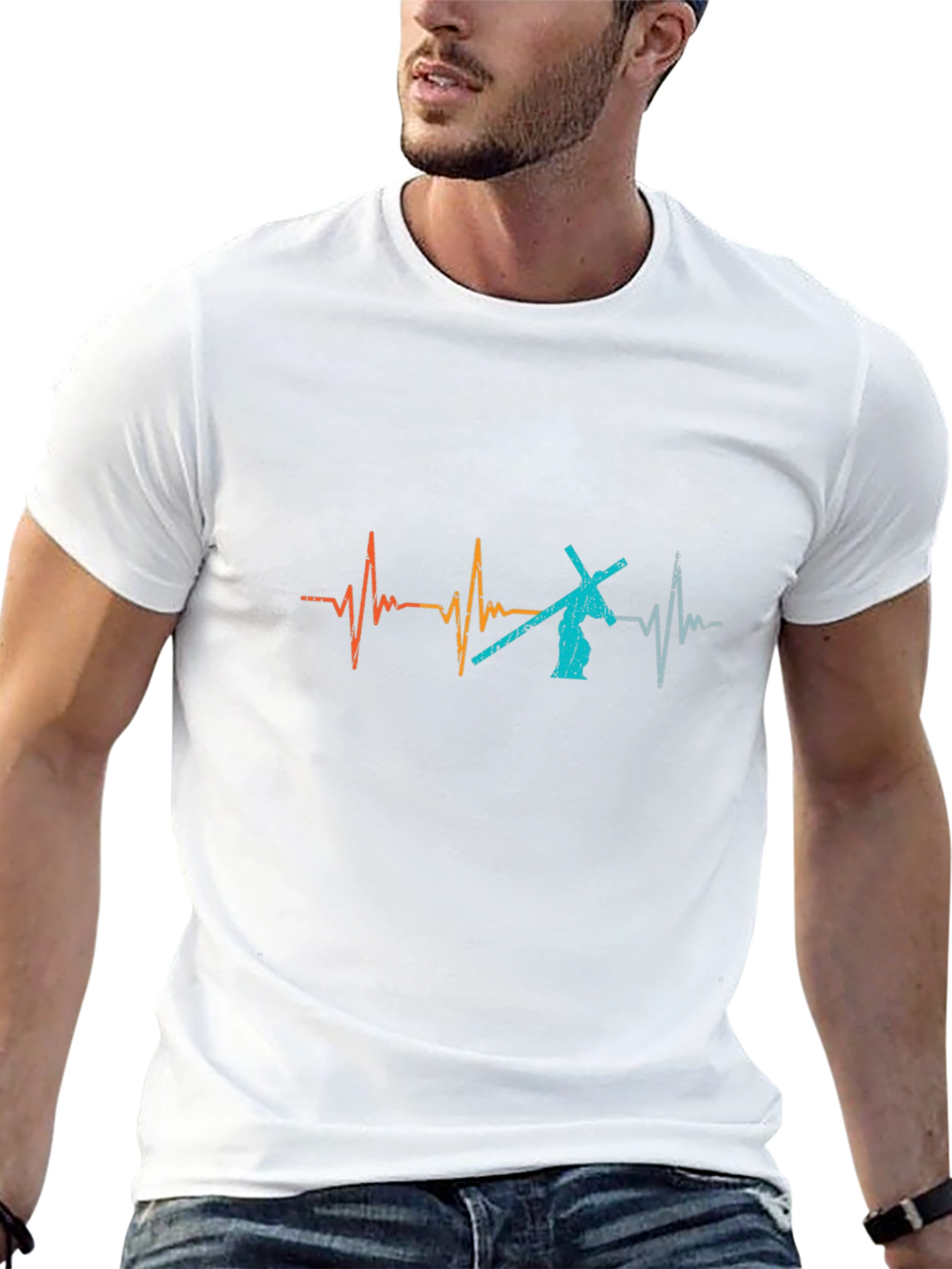 Jesus Heartbeat Black T-Shirt