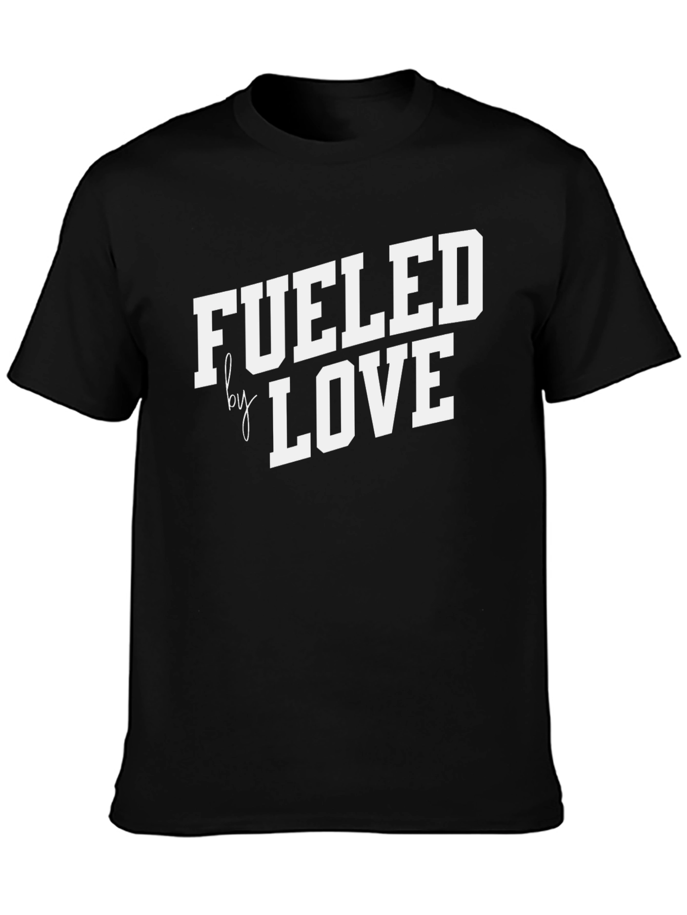 Fueled By Love T-Shirt - Black Graphic Tee