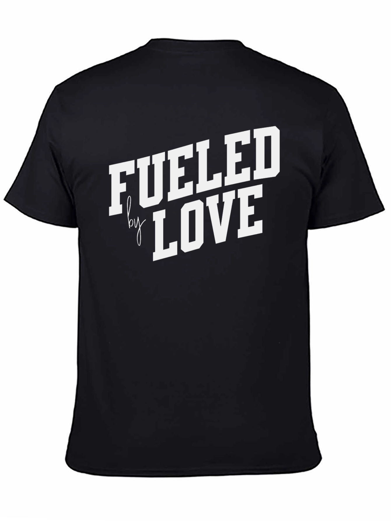 Fueled By Love T-Shirt - Black Graphic Tee