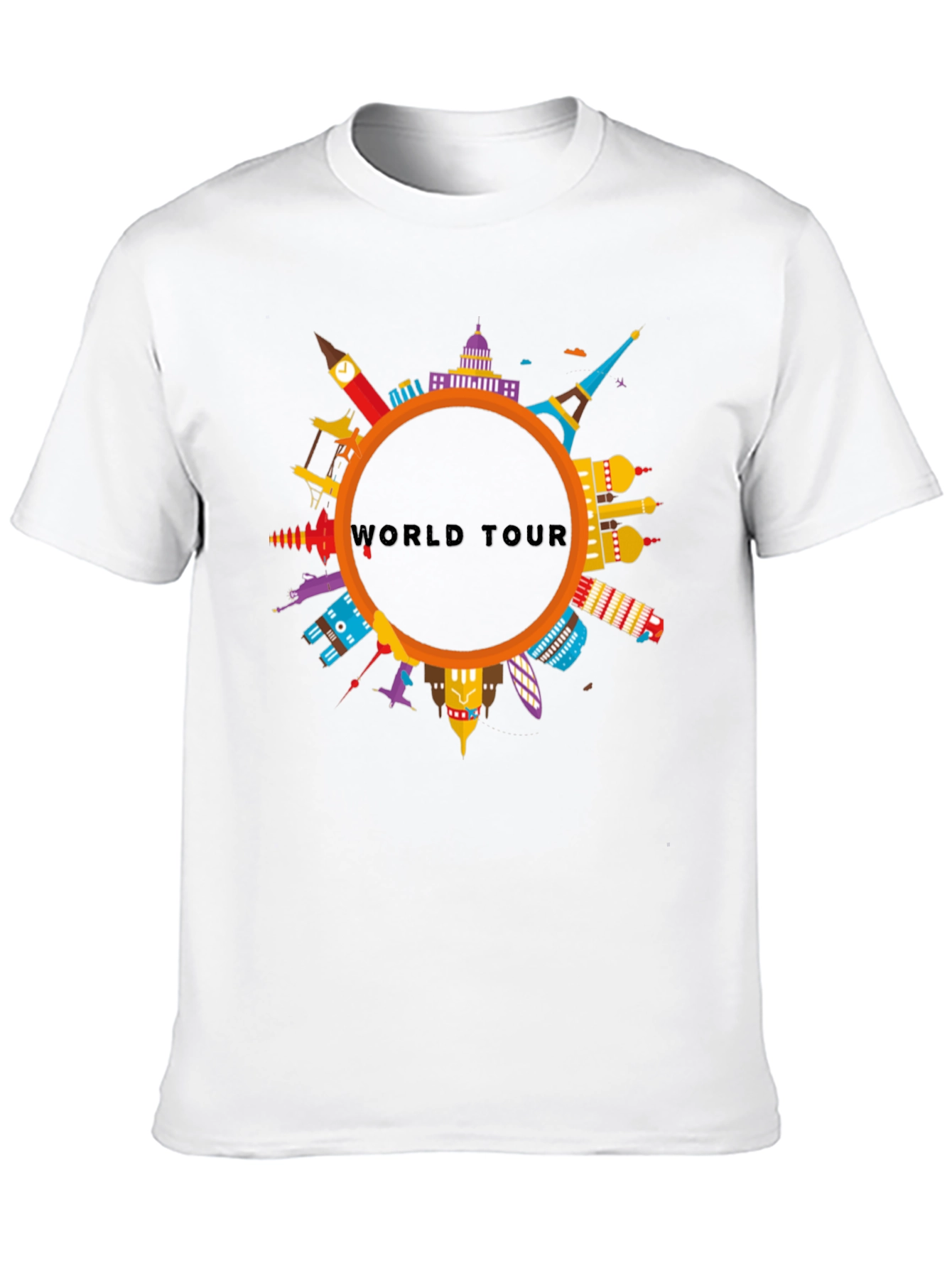 World Tour Graphic Print T-Shirt