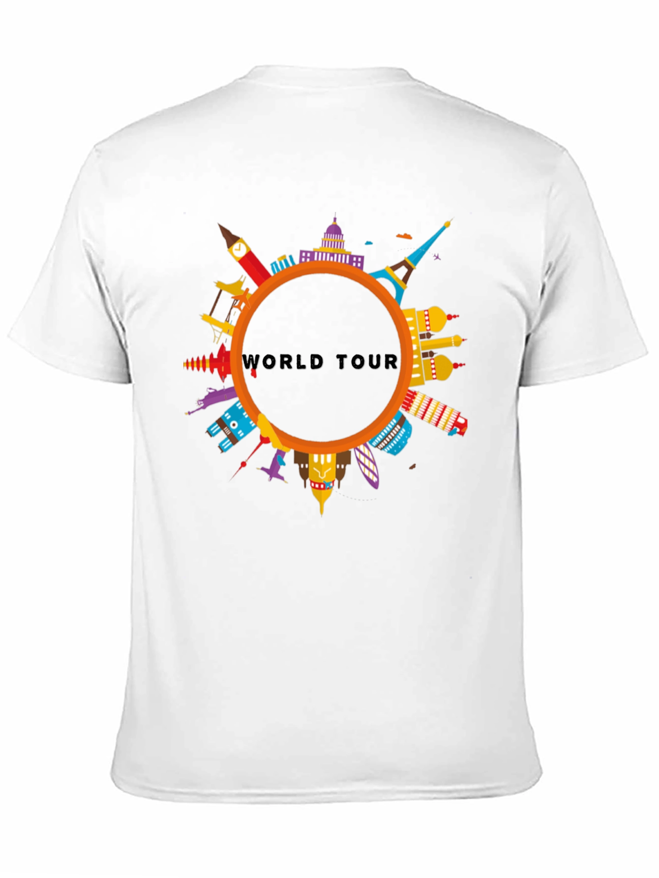 World Tour Graphic Print T-Shirt