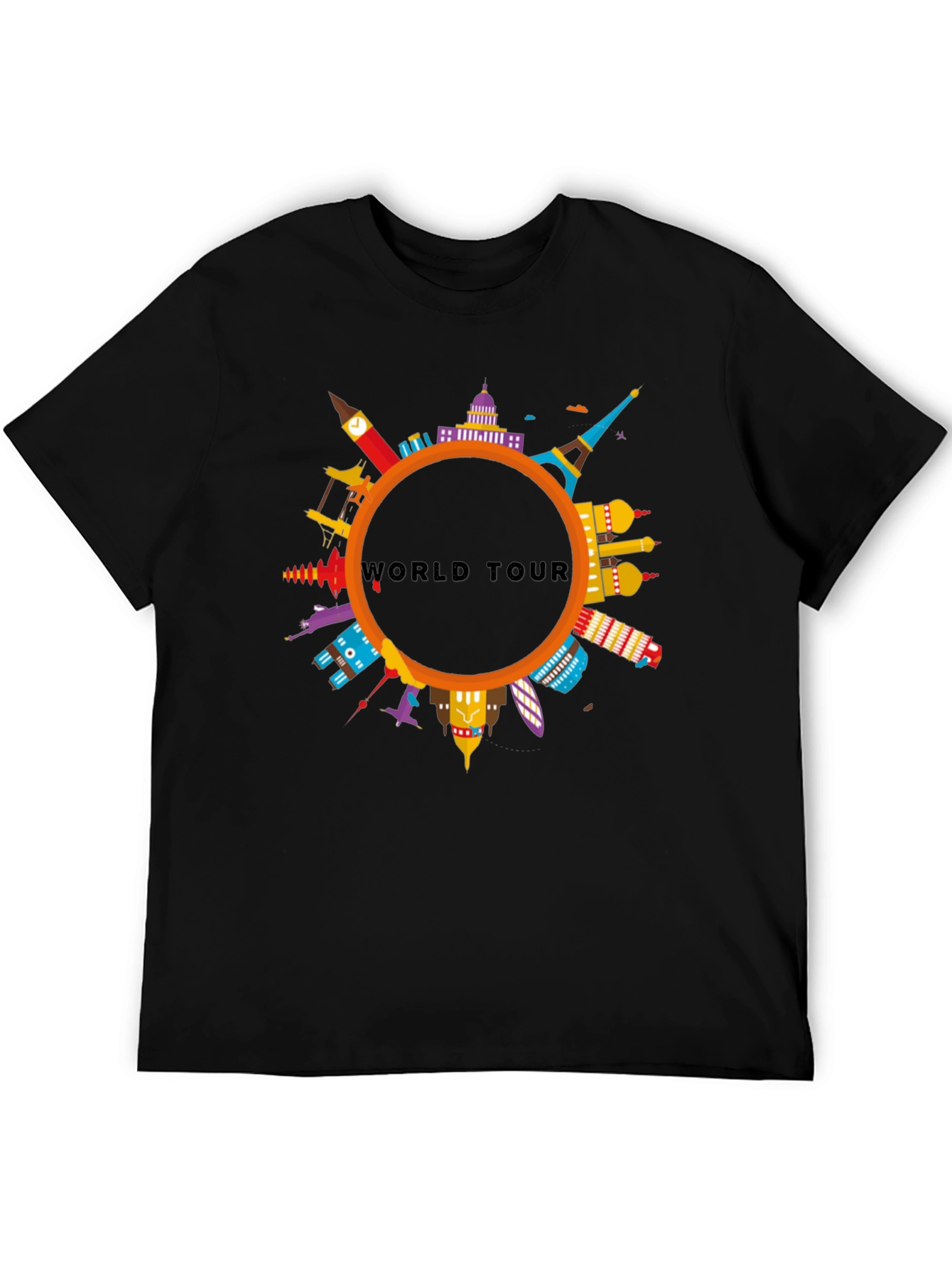World Tour Graphic Print T-Shirt
