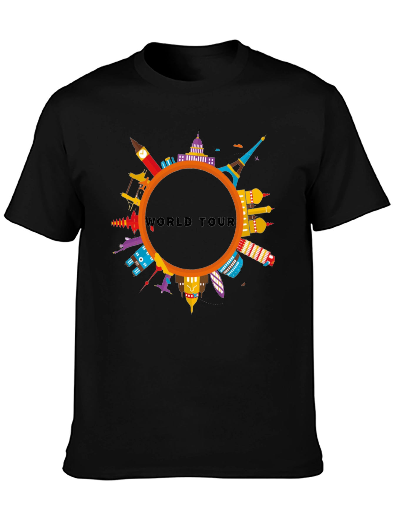 World Tour Graphic Print T-Shirt