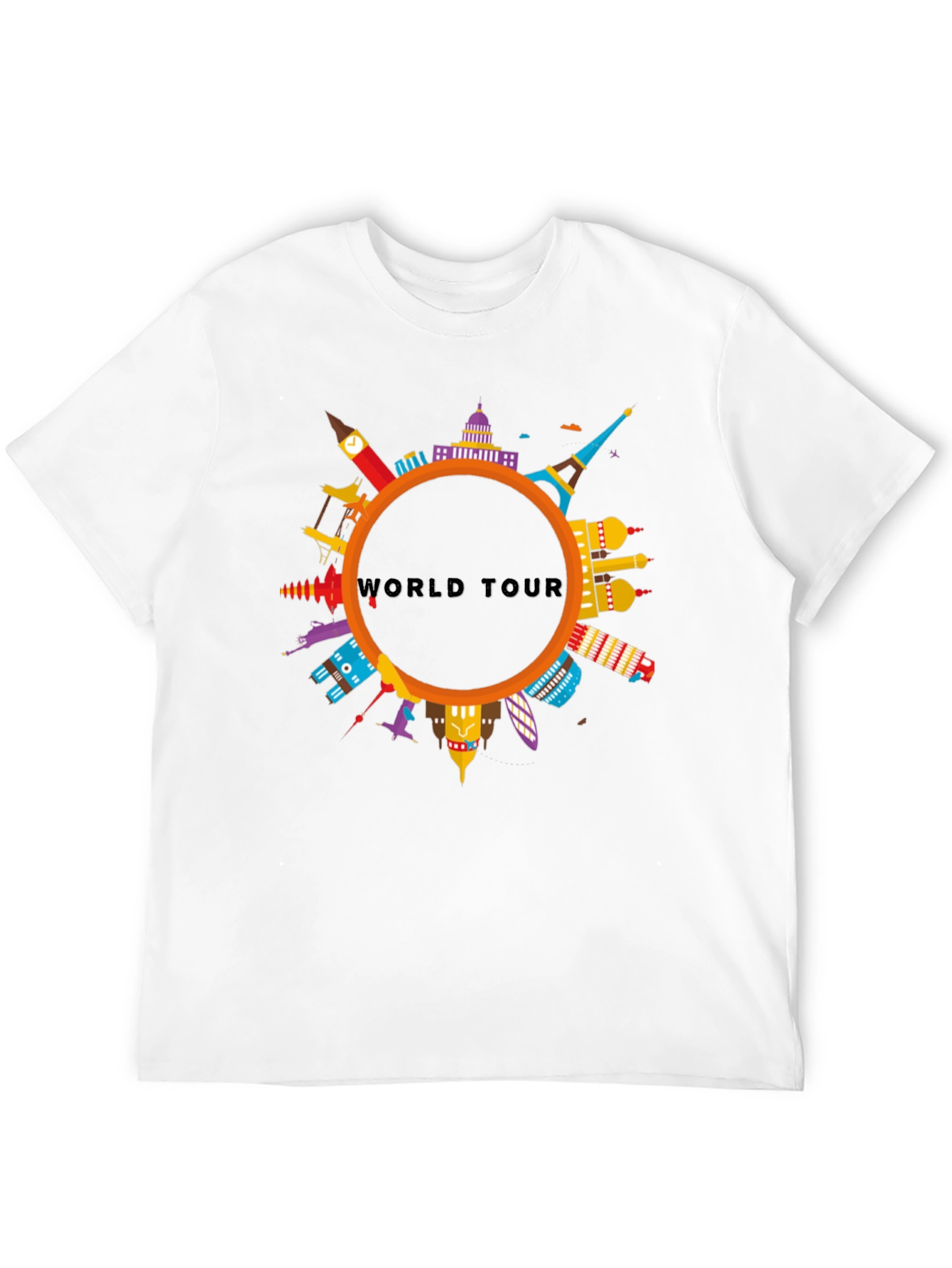 World Tour Graphic Print T-Shirt
