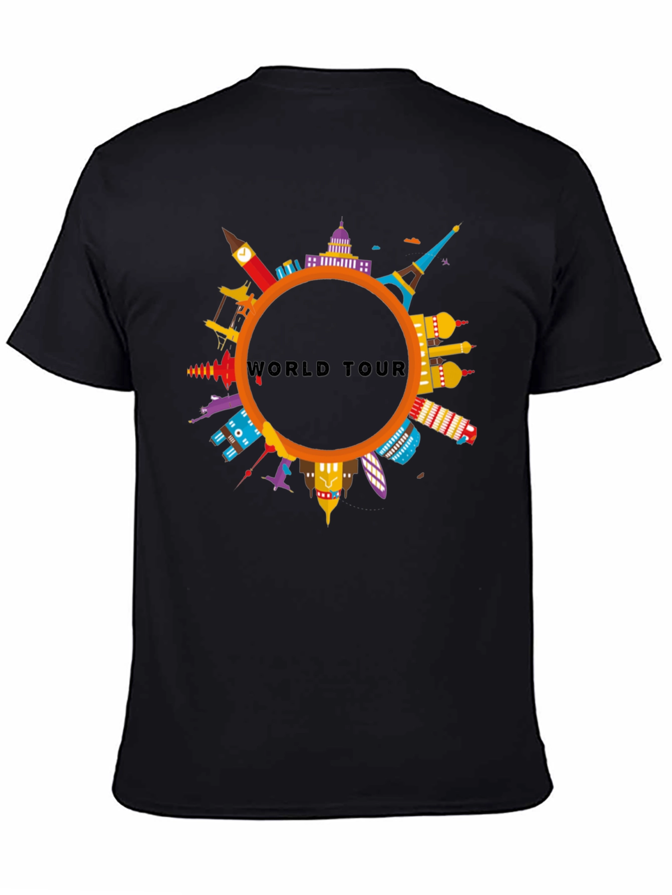 World Tour Graphic Print T-Shirt
