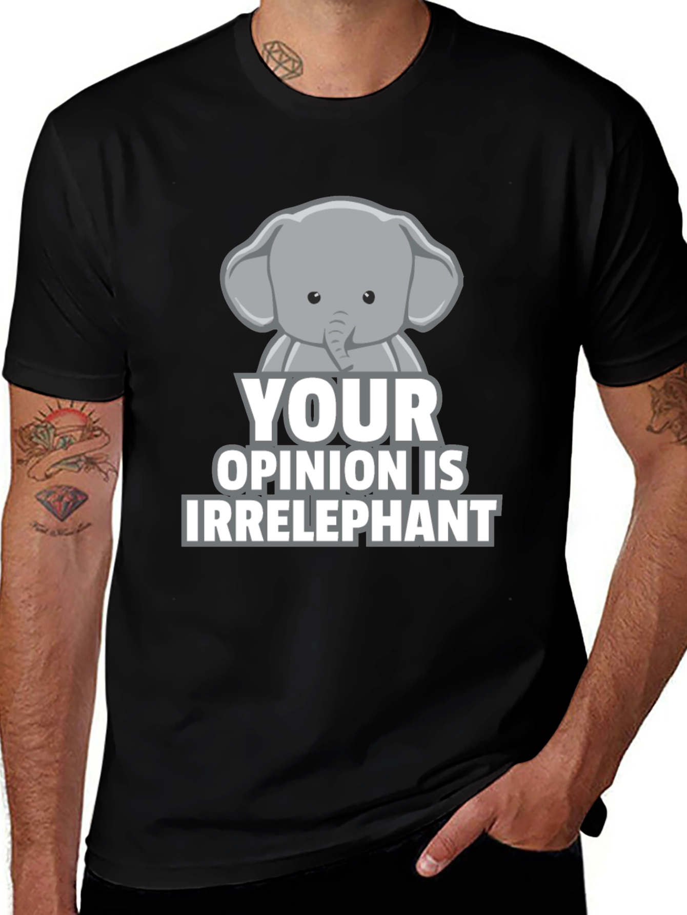Irrelephant T-Shirt - Funny Elephant Graphic Tee