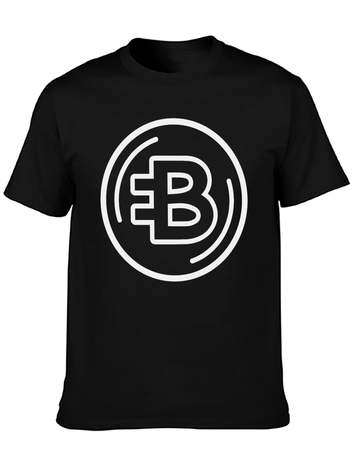 Bitcoin B Logo Black T-Shirt