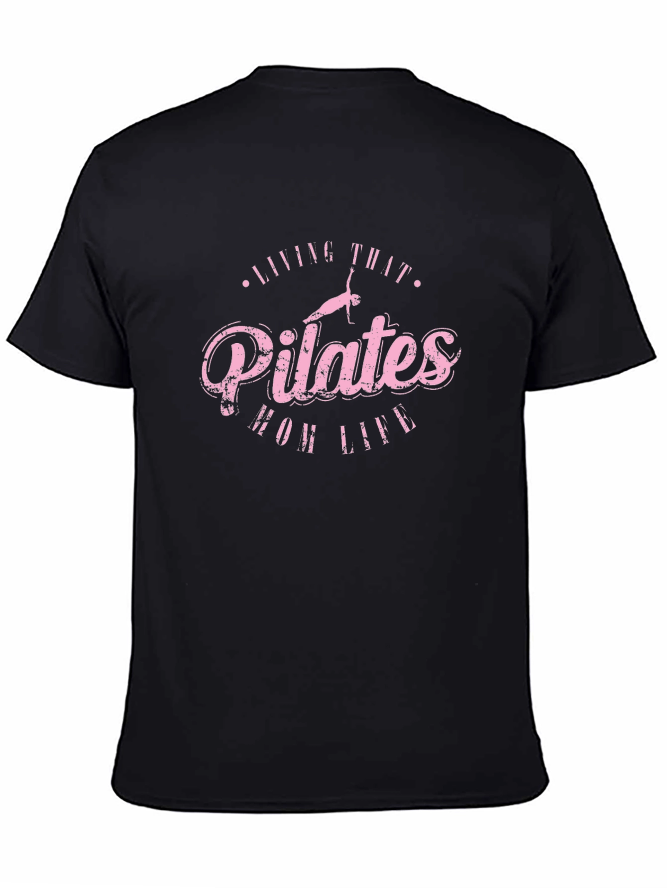 Pilates Mom Life Black Tee