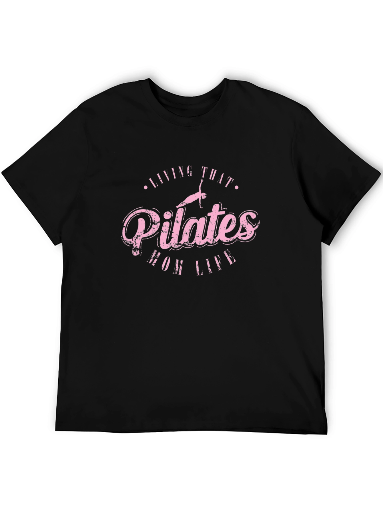 Pilates Mom Life Black Tee