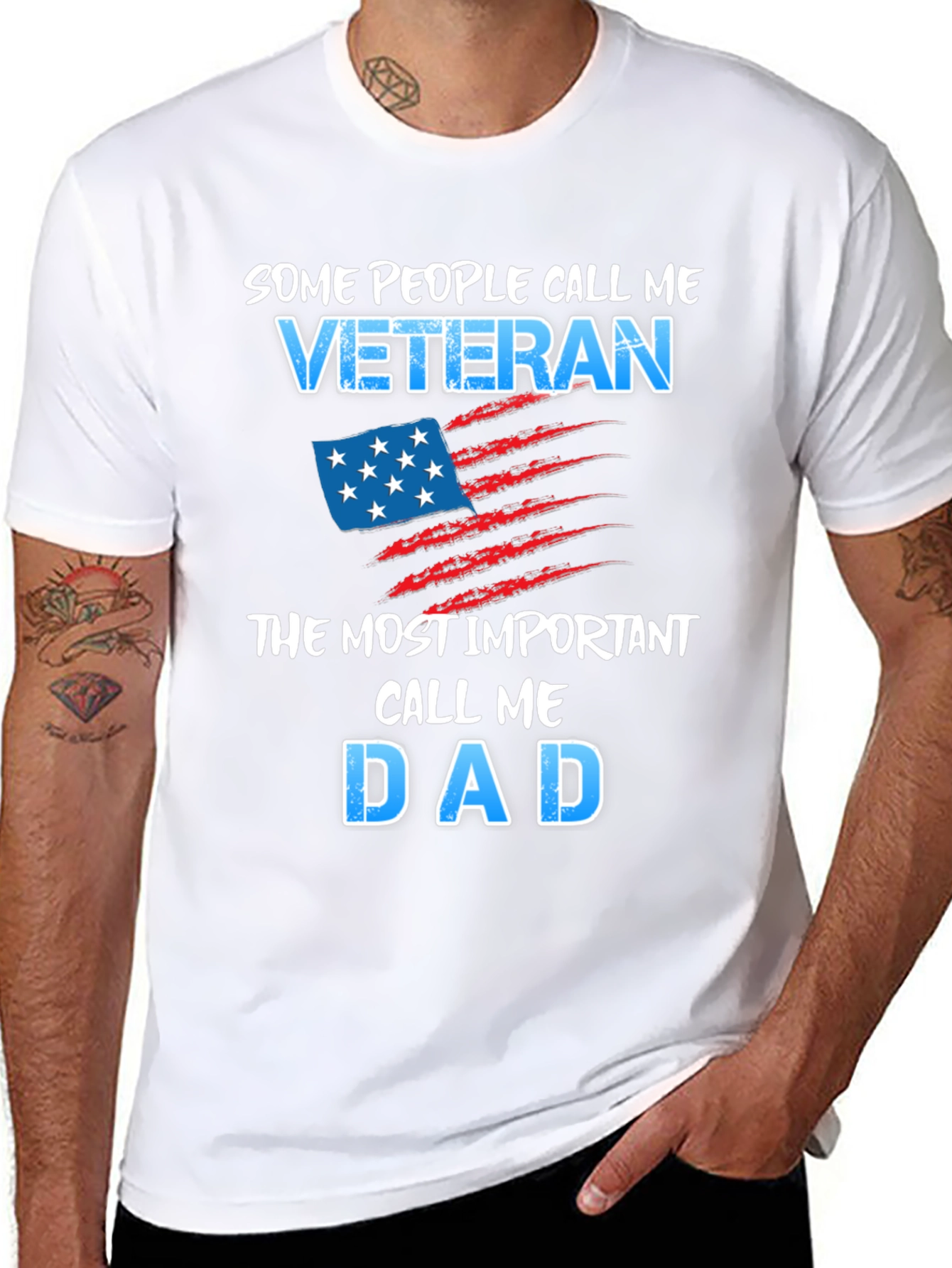 Veteran Dad Graphic Tee