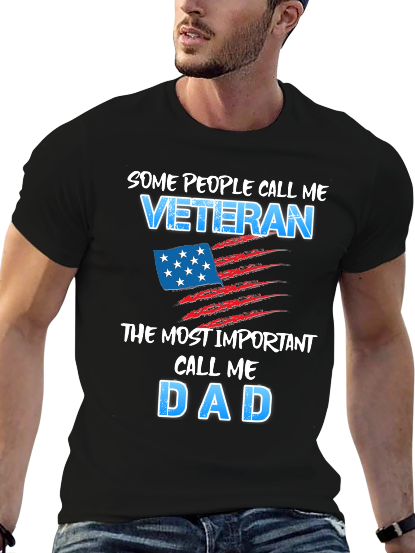 Veteran Dad Graphic Tee