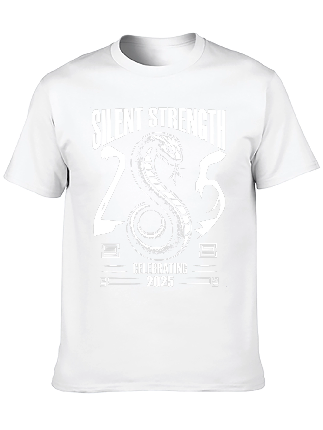 Silent Strength 2025 Graphic T-Shirt - Black
