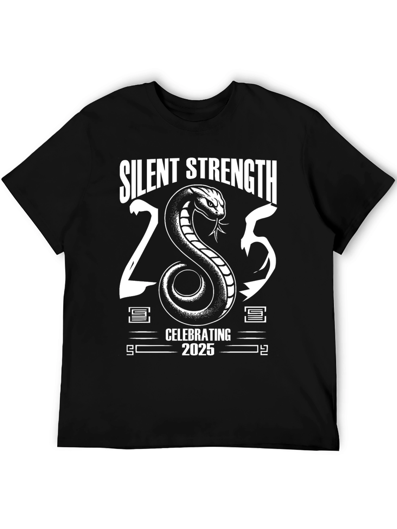 Silent Strength 2025 Graphic T-Shirt - Black