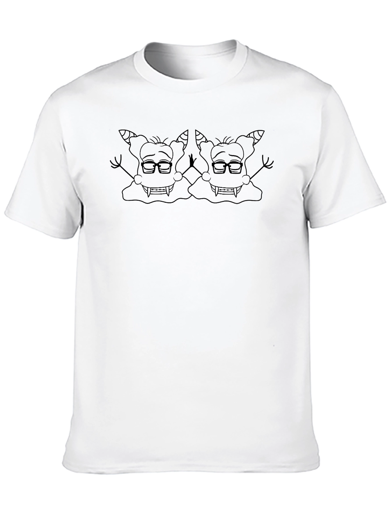 Monster Graphic Black T-Shirt