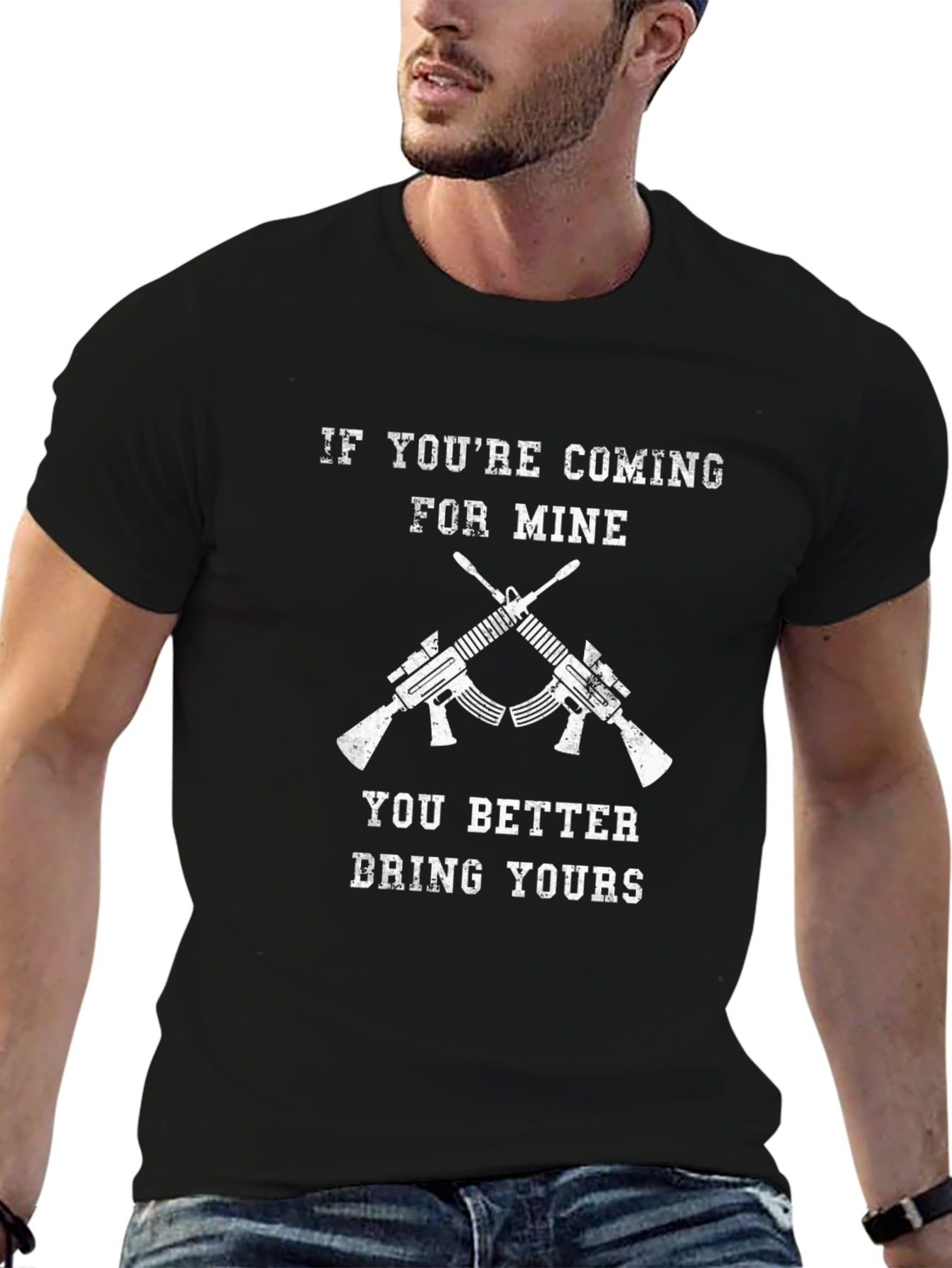 If Youre Coming For Mine Graphic T-Shirt