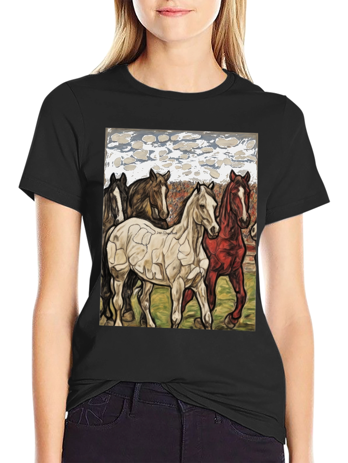Horse Art Tee - Unique Graphic Print T-Shirt