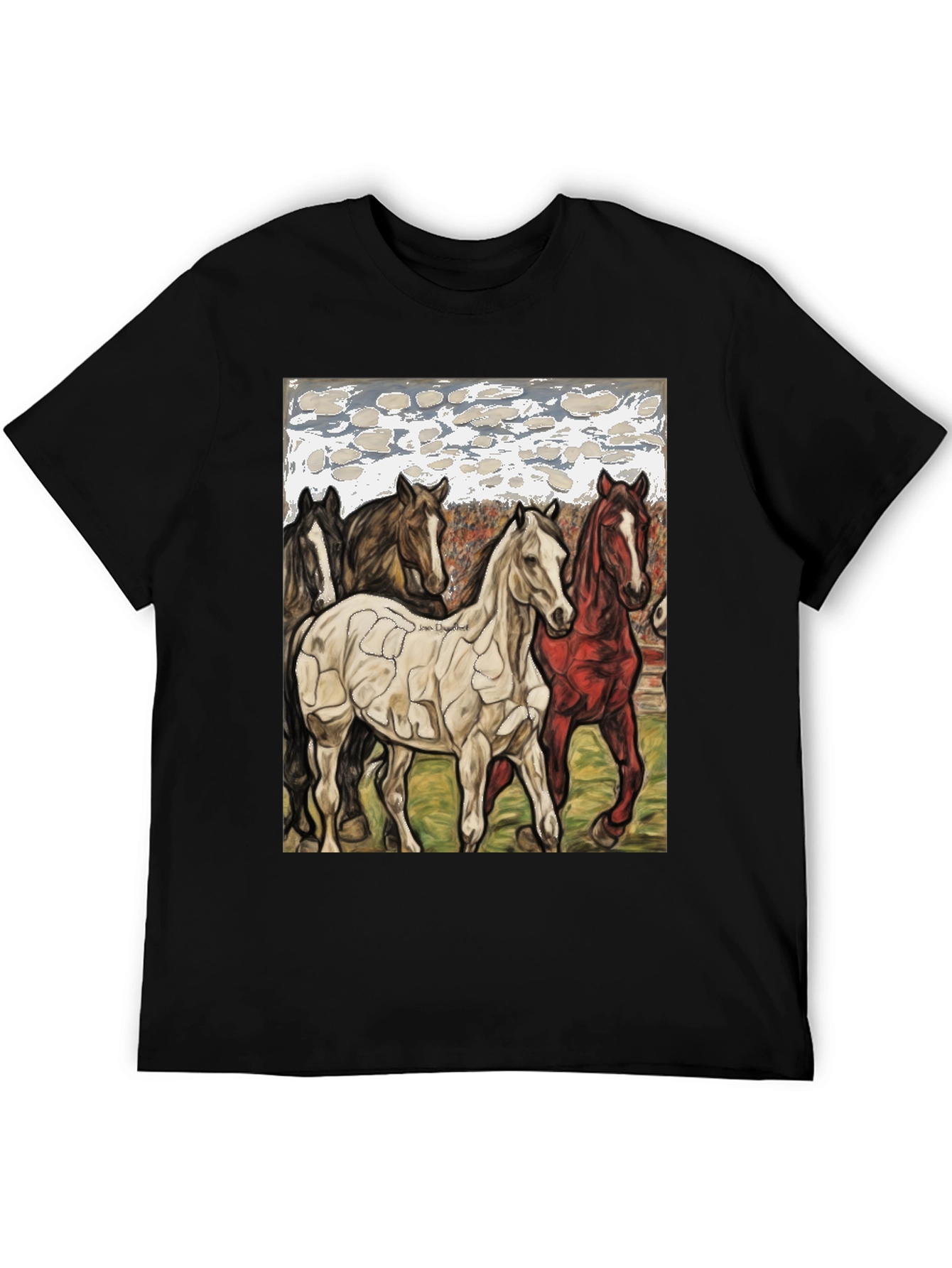 Horse Art Tee - Unique Graphic Print T-Shirt