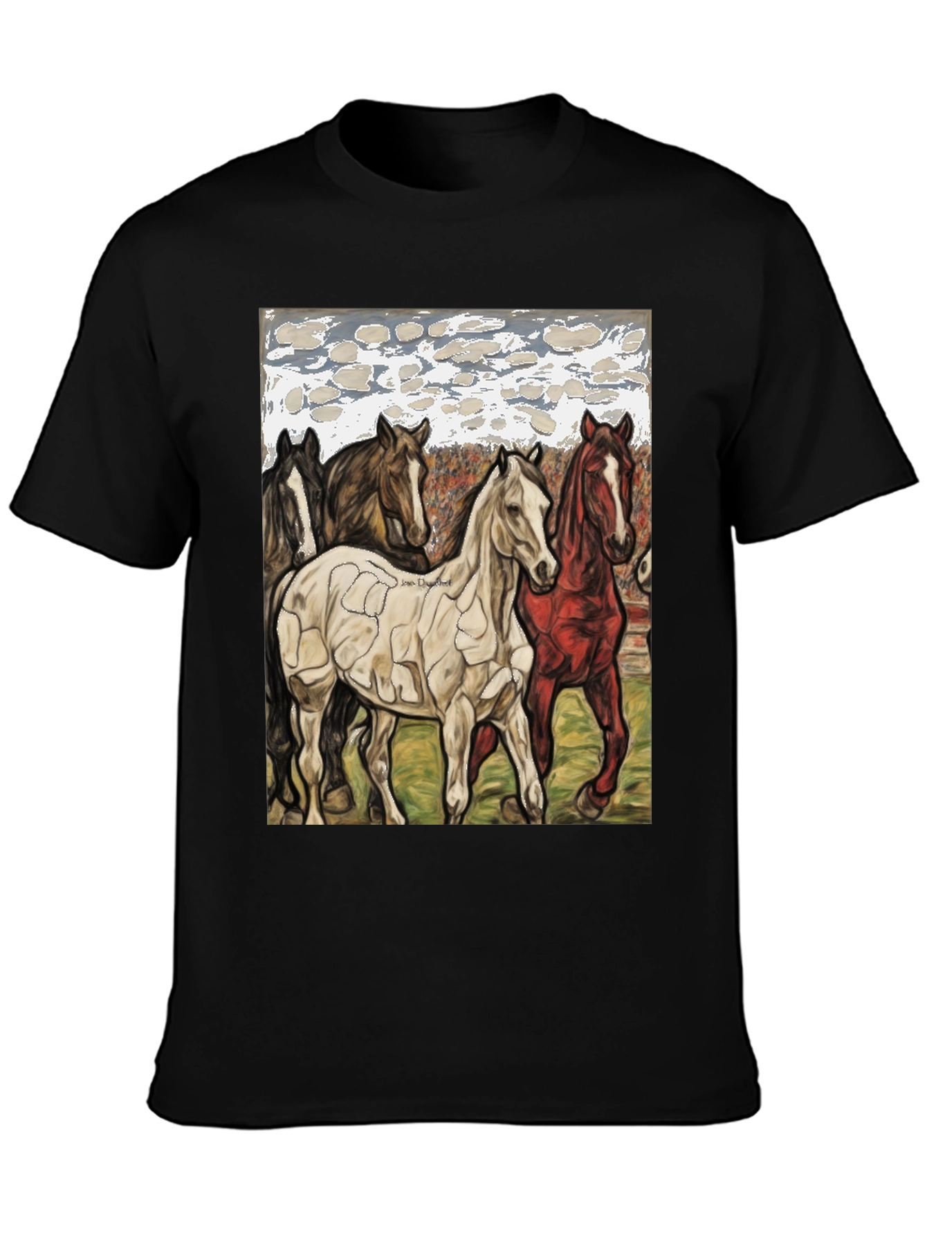 Horse Art Tee - Unique Graphic Print T-Shirt