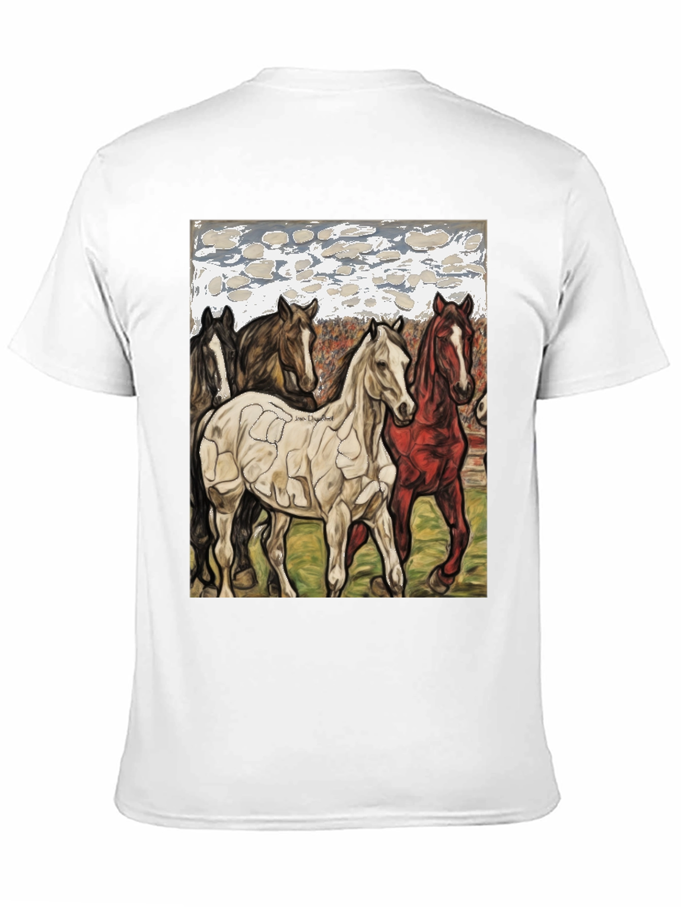 Horse Art Tee - Unique Graphic Print T-Shirt